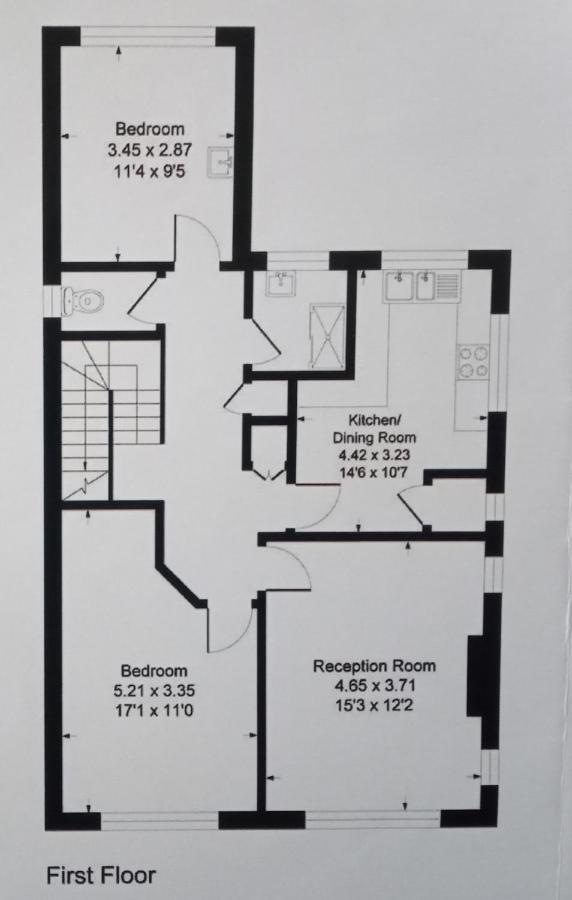 Large 2-Bedroom Maisonette With Free Parking Туикънам Екстериор снимка